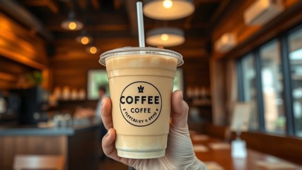 Iced coffee at New Jersey restaurant openings in cozy cafe.