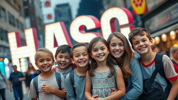 Families enjoying a day out at a New Jersey street festival.