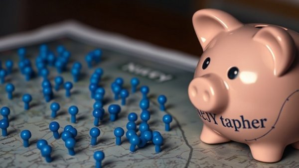 NJ tax dollar spending transparency concept with pins on NJ map.