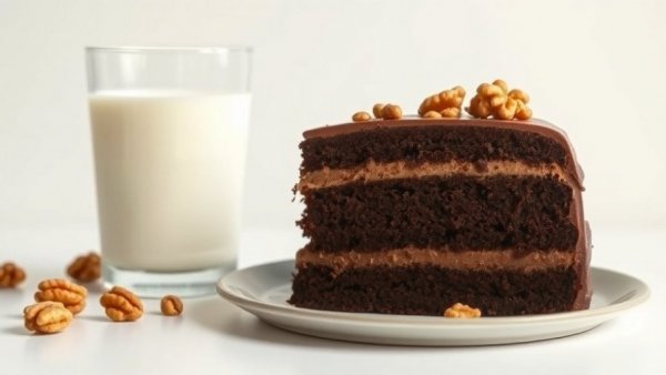 Delicious gluten-free chocolate cake in Ridgewood NJ bakery.