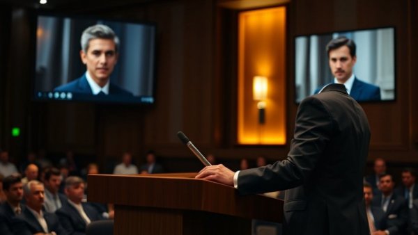 MetLife Stadium new CEO during a presentation