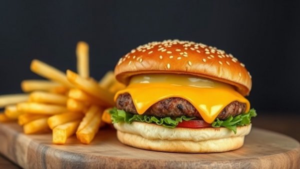 New Jersey restaurant openings featuring a gourmet cheeseburger and fries.