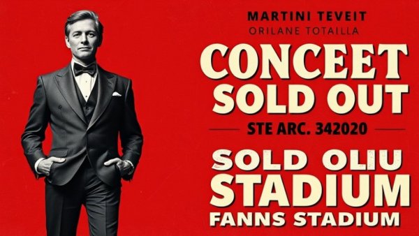 Sold-out concert poster for New Jersey arts events with artist.
