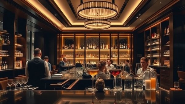 New Jersey restaurant openings spotlight elegant modern bar.