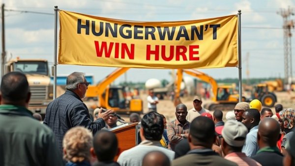 New Jersey summer food program event with speaker and audience.