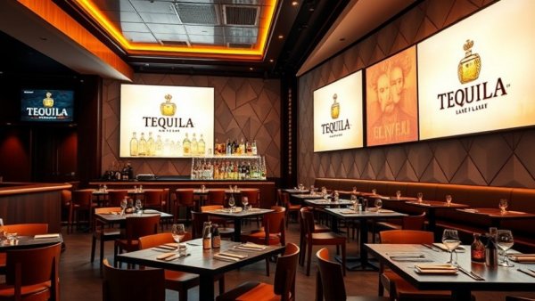 Modern New Jersey restaurant bar with elegant seating