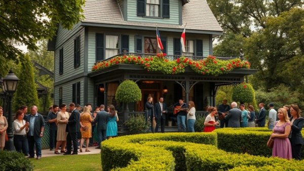 Charming Victorian home hosting New Jersey porch festivals