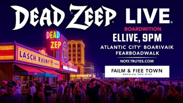 Dead Zep LIVE! on the Atlantic City Boardwalk