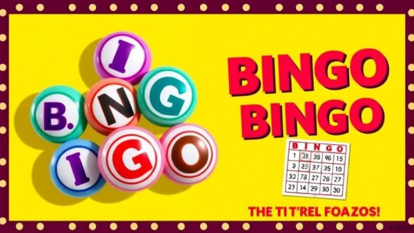 New Jersey theater bingo-themed poster with colorful balls