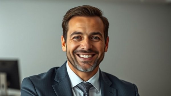 Professional man smiling in a suit, related to Cooper Norcross Health.