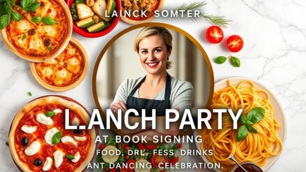NJ food events poster for Leah's Cucina party.