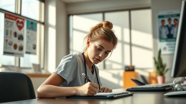 Exhausted nurse facing healthcare workforce shortages in New Jersey