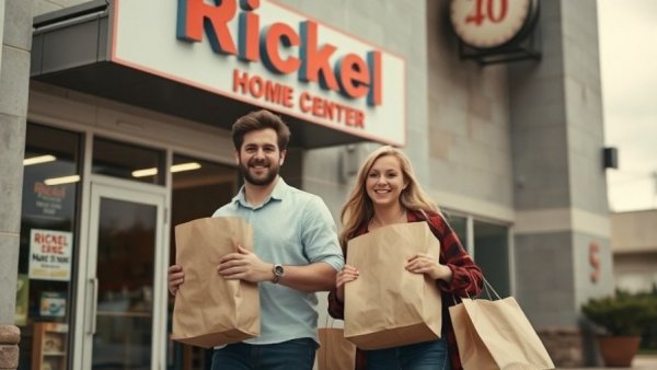 1980s Rickel Home Center shopping scene, New Jersey retail nostalgia