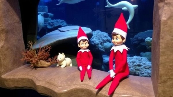 The Elf On The Shelf at Sea Life New Jersey