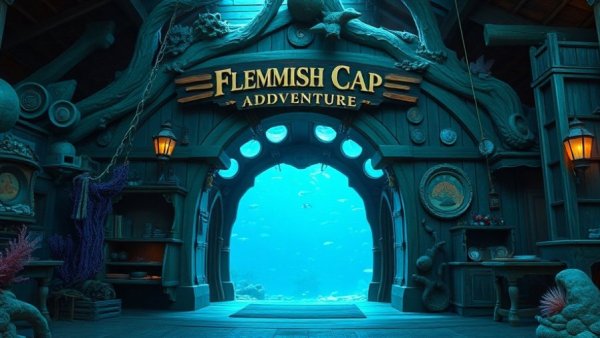 Bass Pro Shops Sayreville Opening: The Flemish Cap underwater-themed entrance.