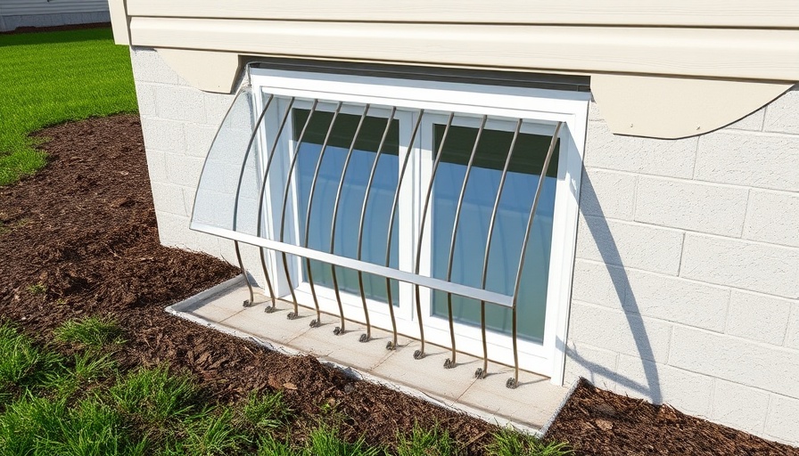 Window well cover enhancing basement security in a residential setting