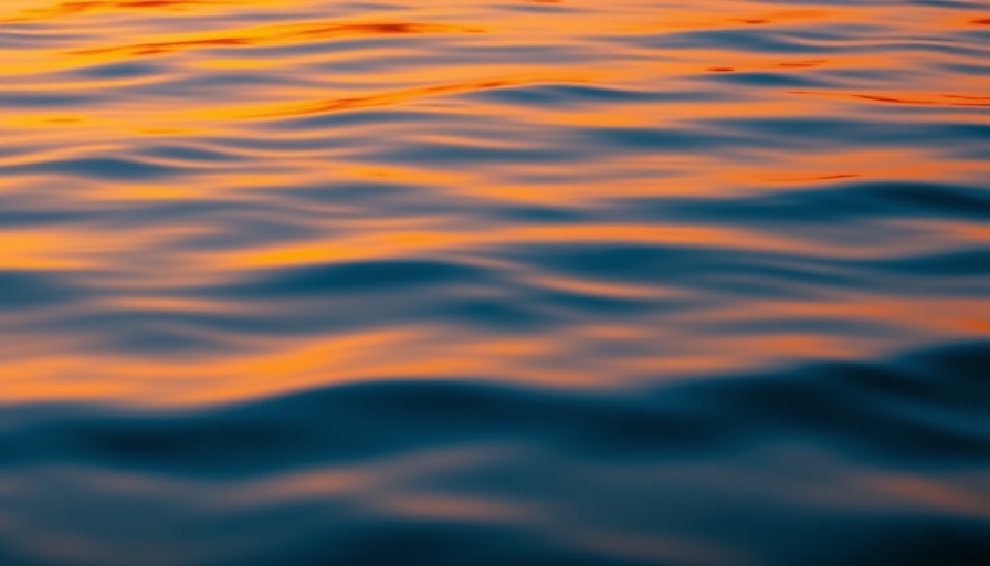 Vibrant sunrise reflecting on Central Florida lake surface.