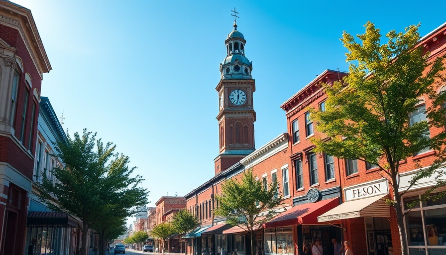 Sanford attractions include charming downtown store fronts.