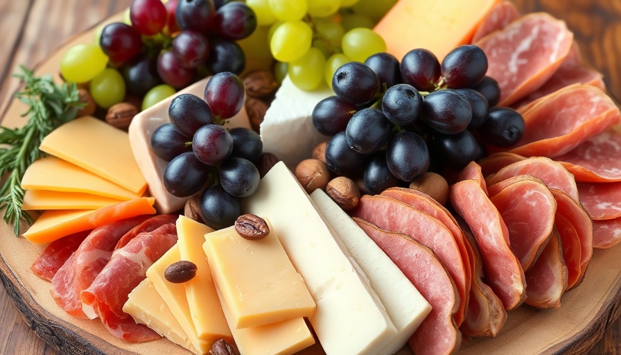 Lifestyle guide: vibrant charcuterie board with assorted delicacies.