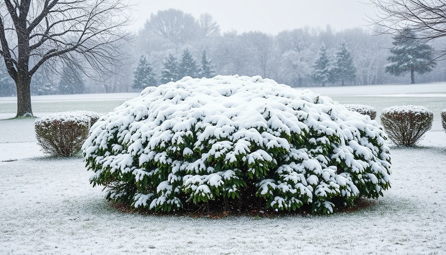 Northwest Florida Snow Day with snowy landscape.