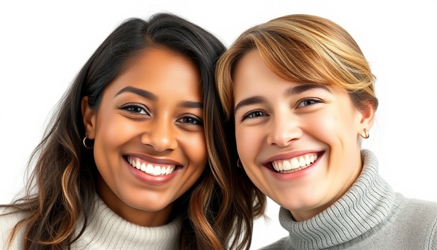 Close-up images of two smiling individuals against a white background.