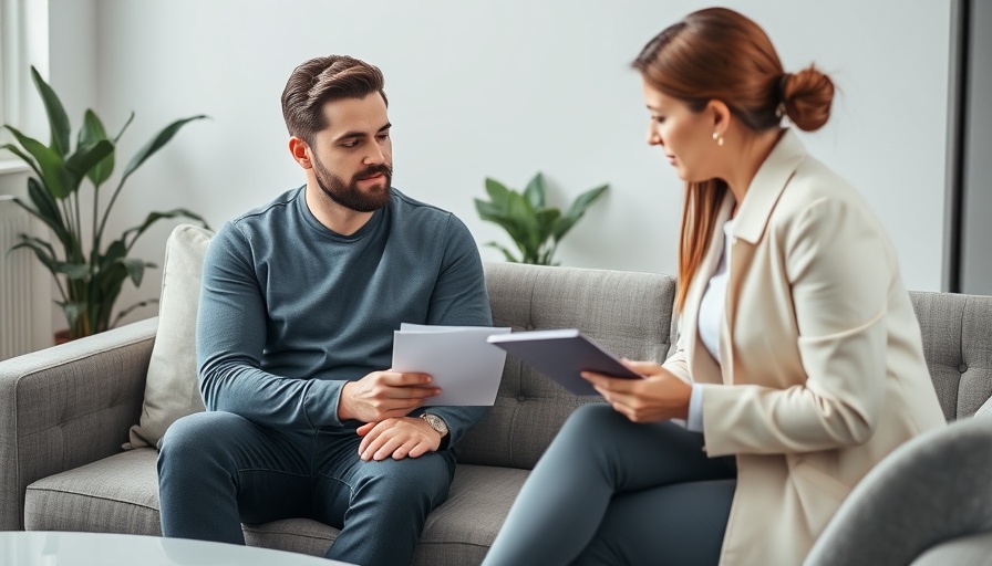 Therapist and patient in Inpatient Mental Health Programs session.