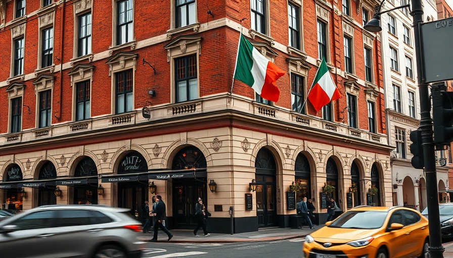 The Shelbourne Autograph Collection Dublin elegant facade and busy street.