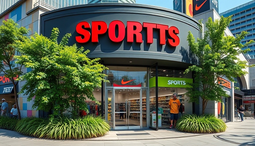 Exterior of Dick's Sporting Goods House of Sport in Florida with vibrant signage