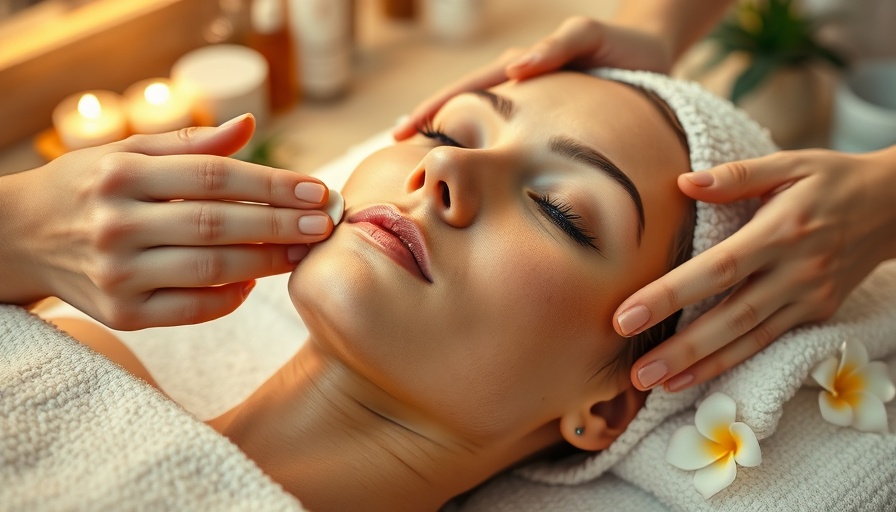 Benefits of facials for skin health, woman enjoying a spa treatment.