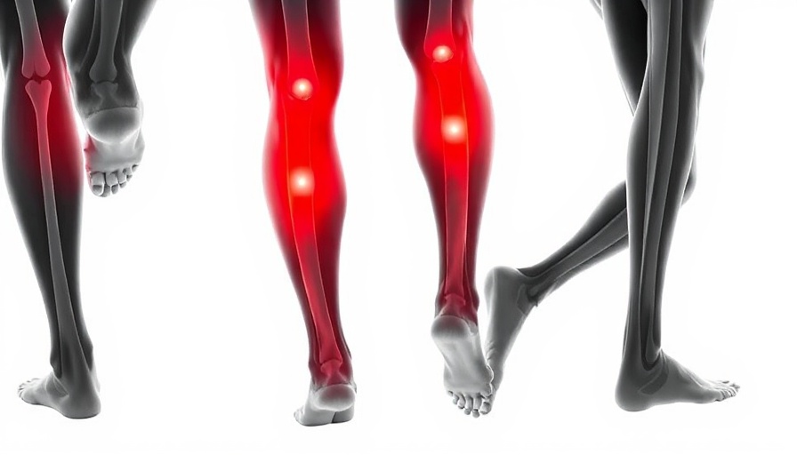 Revolutionary laser therapy for nerve pain: leg anatomy with highlights