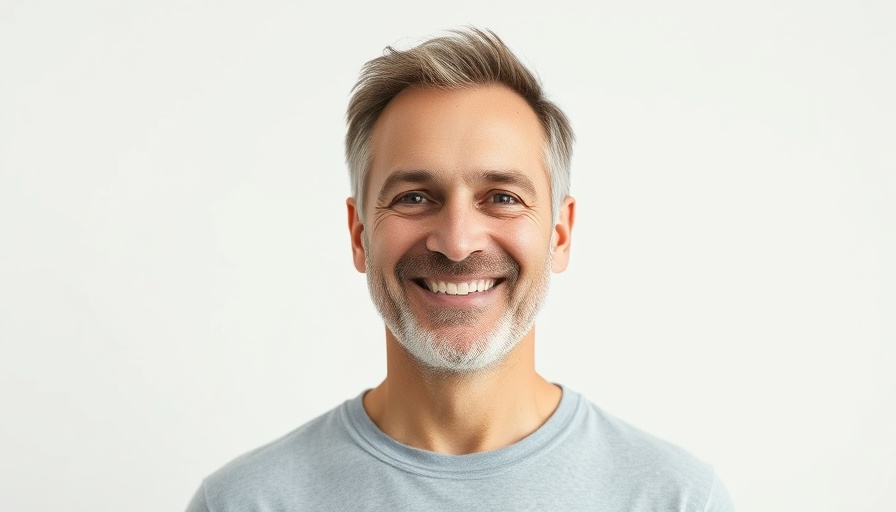 Middle-aged man smiling confidently, related to NYU Langone Quality Care Rankings.
