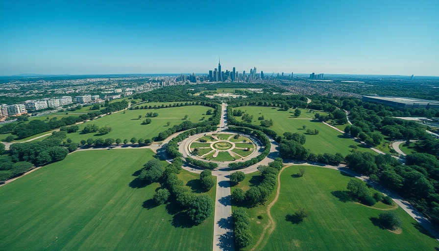 Aerial view of Miami Freedom Park lawsuit setting.