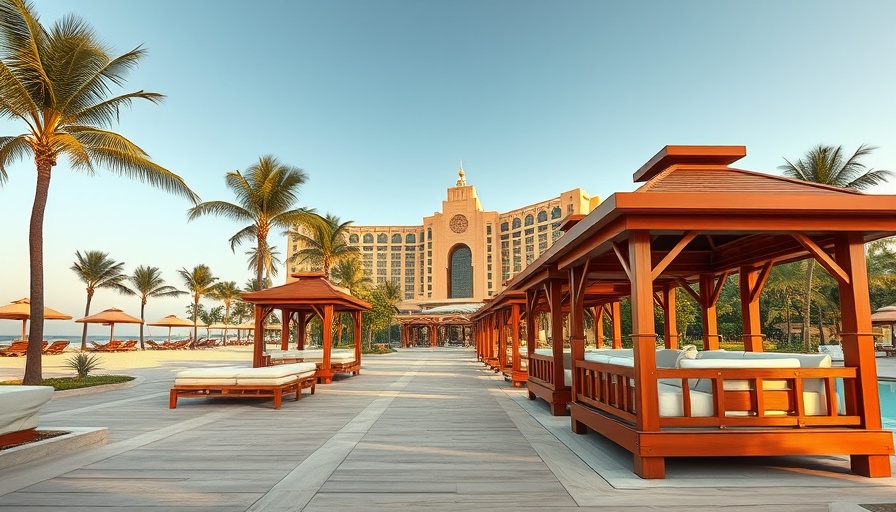 Experiences at Atlantis The Palm: luxury beachfront resort with cabanas.