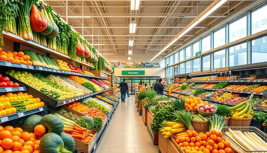 Go Grocer Fort Lauderdale bustling with fresh produce and shoppers.