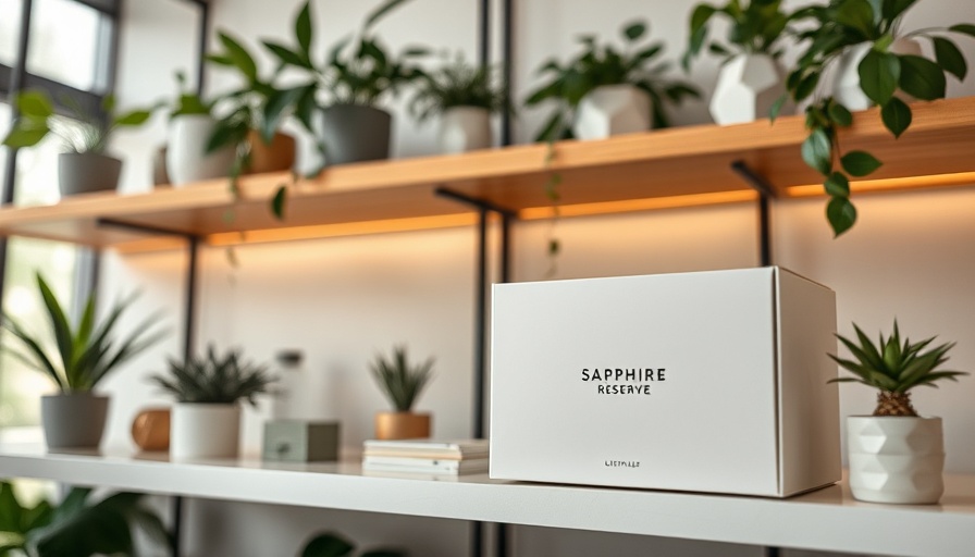 Sapphire Reserve box on a modern shelf with decor, Chase Sapphire Referral Bonus.