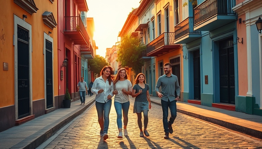 Family strolls vibrant street, best family spring break destinations 2025.