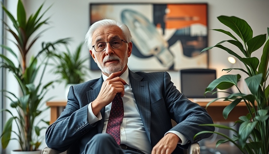 Opko Health executive seated in an office setting.