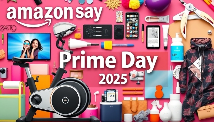 Amazon Prime Day best finds in vibrant product collage 2025.