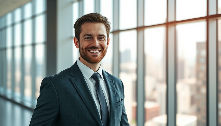 Confident man in office representing new psychiatry residency program.