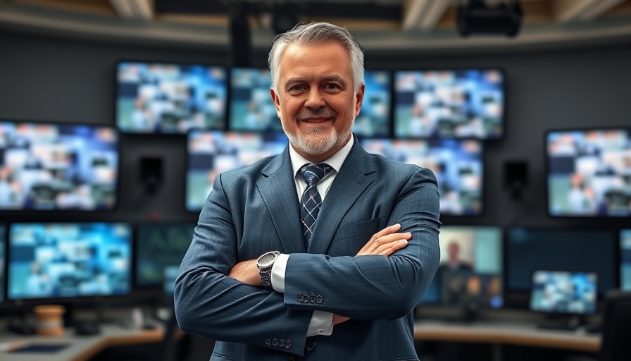 Middle-aged man in a studio setting, New York City political leaders concept.