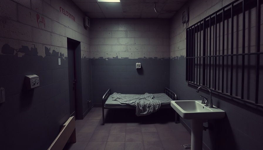 Prison cell representing David Pittman death warrant Florida case.
