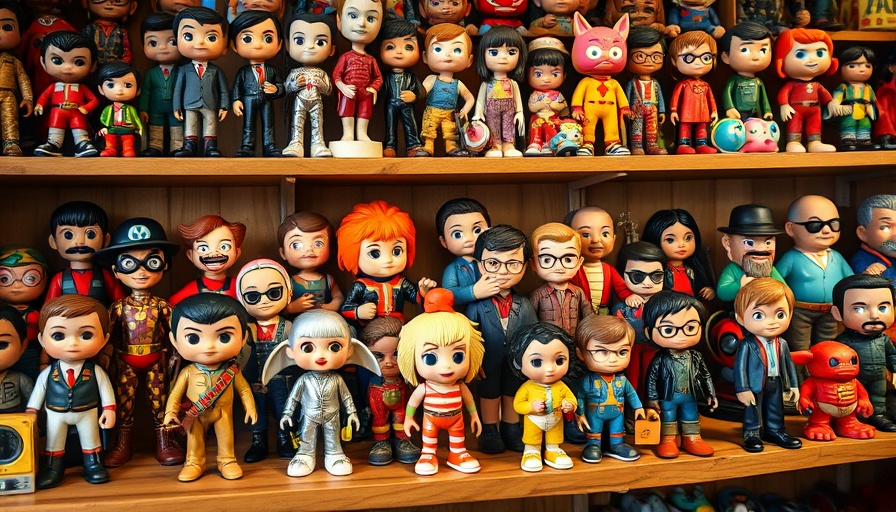 Vintage toys and figurines at Pop Culture Antique Museum Englewood.