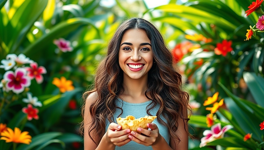 Woman enjoying nature, fertility starts in the brain concept.