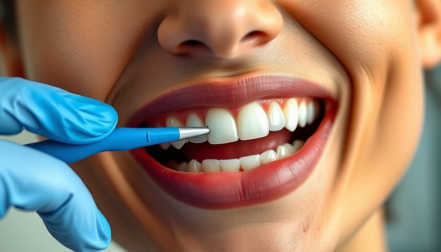 Oral health and skin radiance highlighted with healthy gums and glowing complexion.