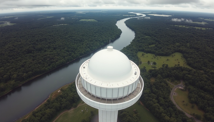 Weather radar in a lush landscape highlights Florida weather coverage gaps.