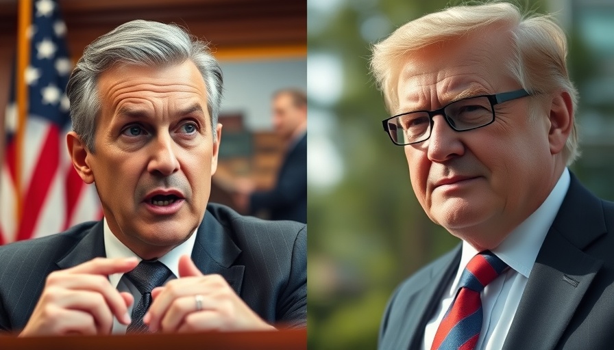 Split image of two mature men amid Tylenol autism claim discussions.