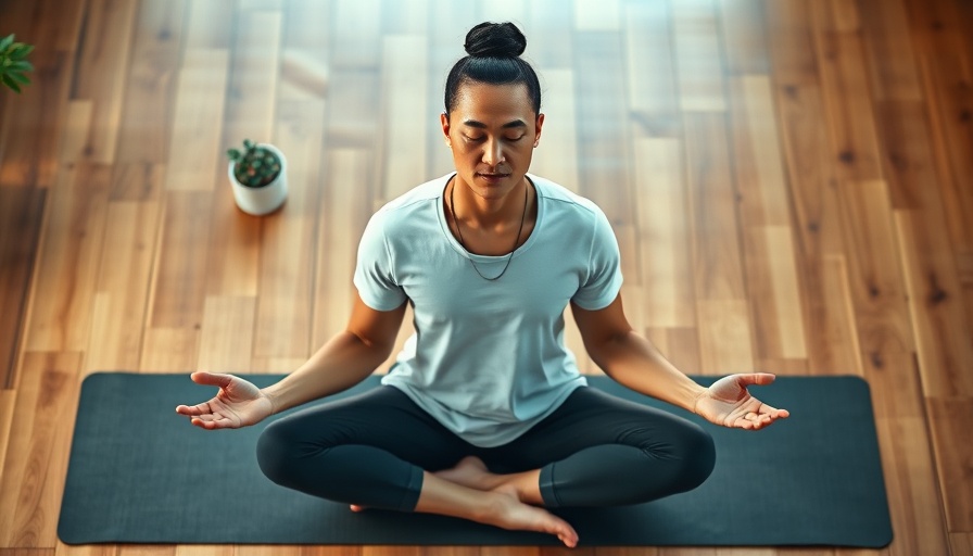 Mindfulness meditation on mat with serene focus, highlighting healing activities.