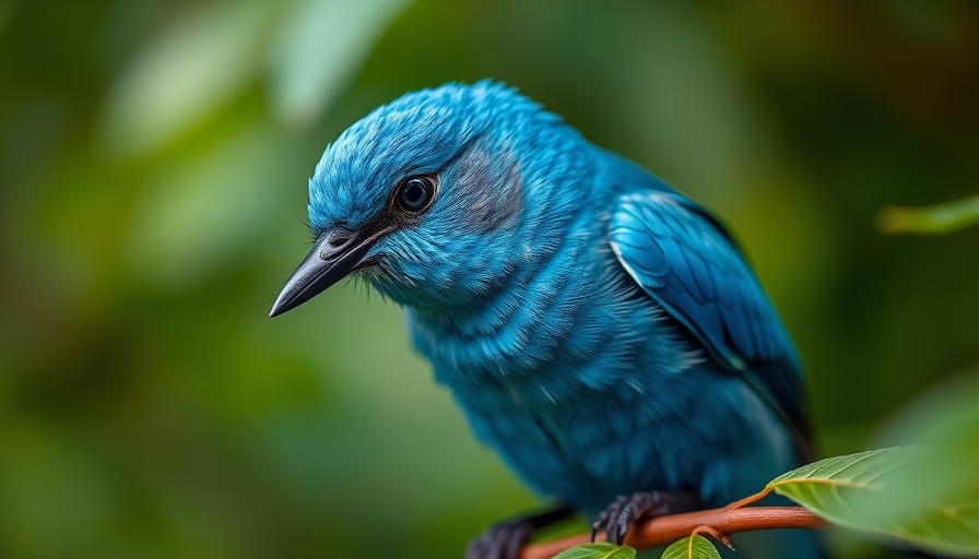 Common backyard birds in Florida: close-up of a blue bird.