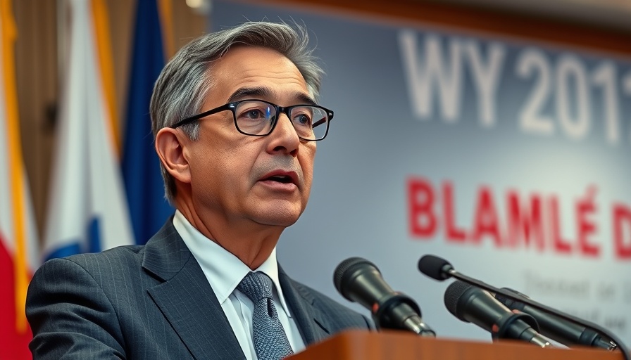 Speaker at Gaza ceasefire talks, addressing media in Egypt.