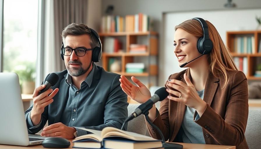 Engaged virtual conversation with headphones and gestures.